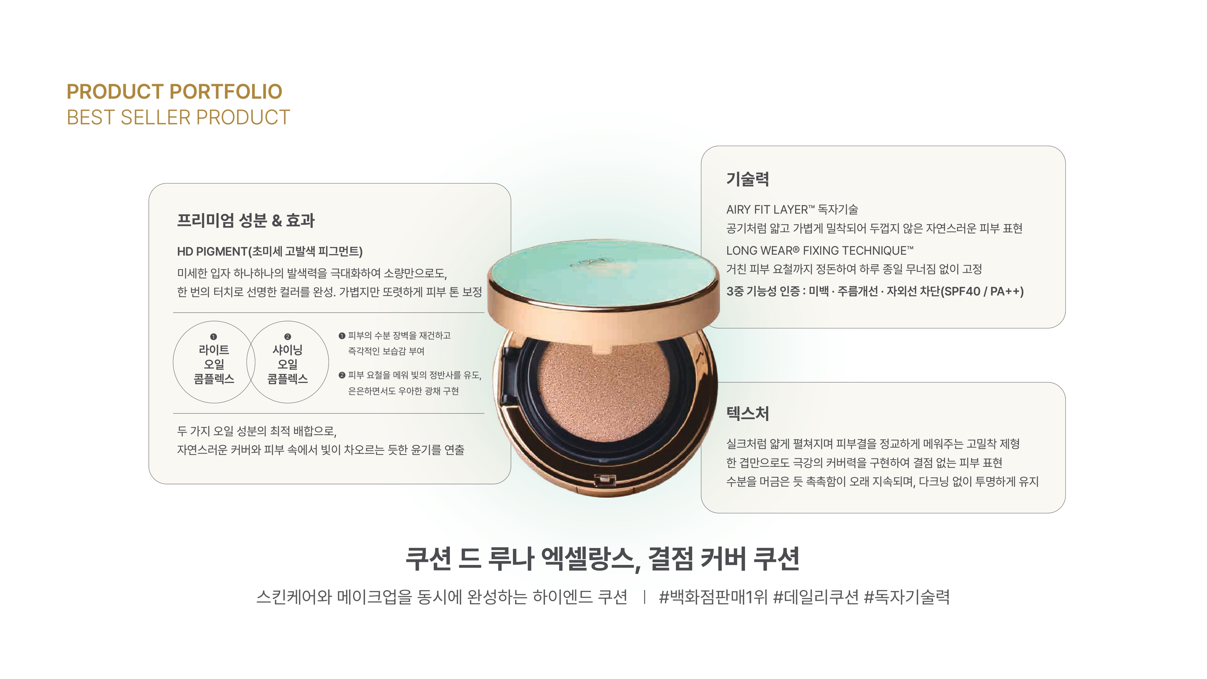 CHALLANS de PARIS Cushion de Luna Excellence