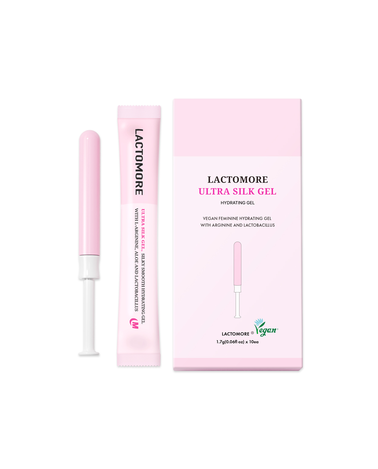 LactoMore Ultra Silk Gel — 아르기닌·알로에·락토바실러스 함유 실키 하이드레이팅 젤