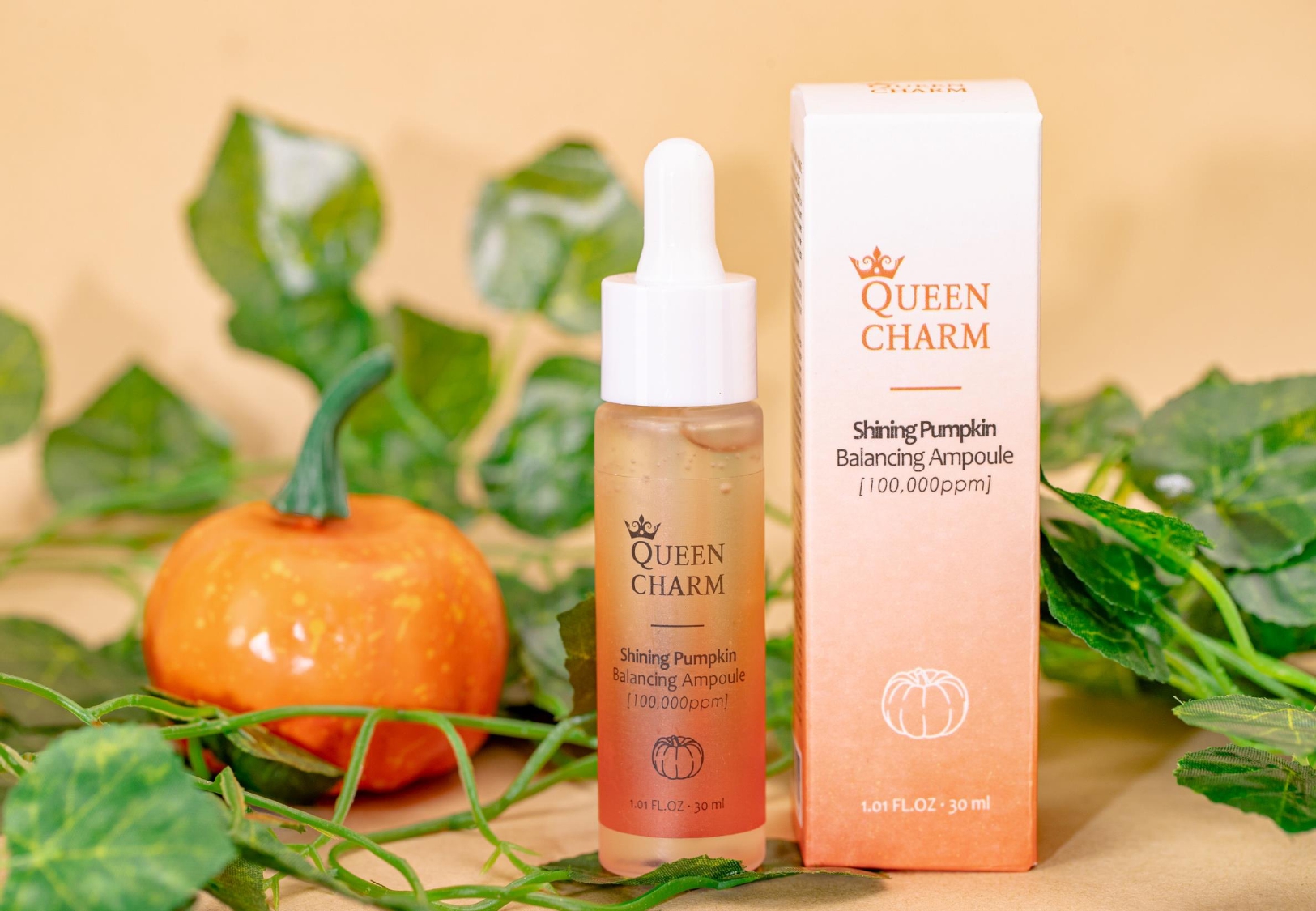 QUEEN CHARM Shining Pumpkin Balancing Ampoule