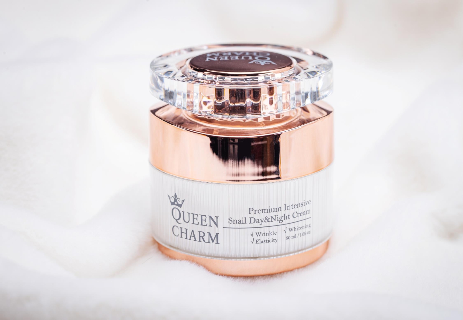 QUEEN CHARM Premium Intensive Snail Day&Night Cream